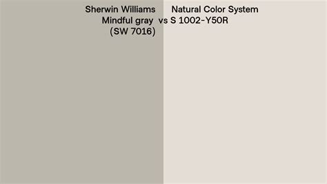 Sherwin Williams Mindful Gray Sw Vs Natural Color System S