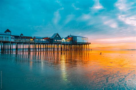 Old Orchard Beach Pier Maine By Stocksy Contributor Studio