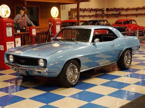 1969 Chevrolet Camaro Glacier Blue For Sale Chevrolet Camaro 1969