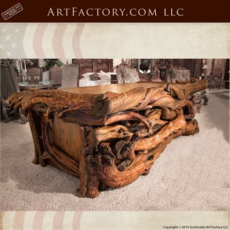 Custom Log Style Executive Desk Fine Art Wild Wood Desk