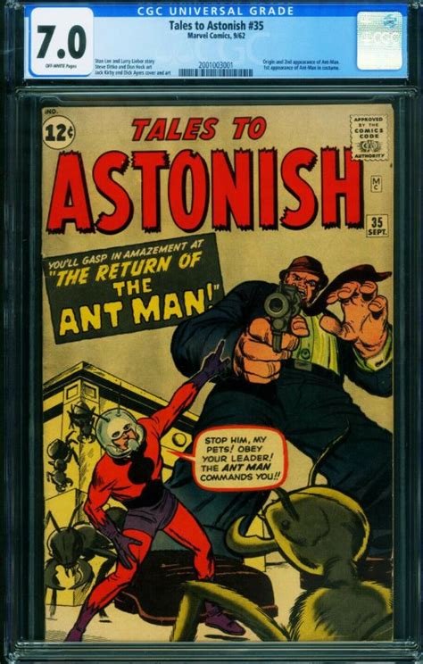 Tales To Astonish 35 1962 Ant Man Origin Cgc 70 2001003001 Comic