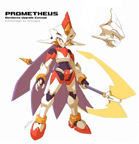 Zx Concept Prometheus W Upgrade Mega Man Art Fantasy Character