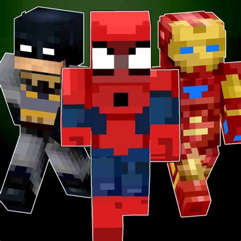 Super Skins Hero For Minecraft By Hamid Faquir