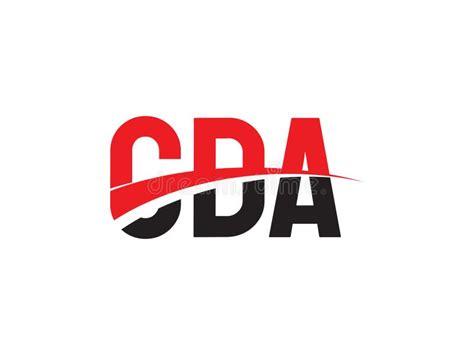 Cda Letter Initial Logo Design Vector Illustration Stock Vector