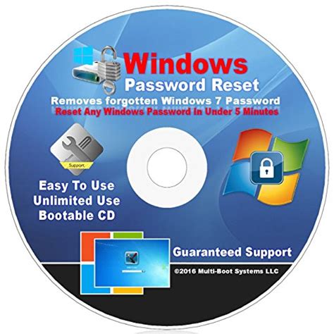 Windows 7 Professional Password Reset Cd Disc Remove Forgotten