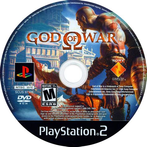 Correct size, no lock sector esr. GAME CAPAS: Pack God Of War - PS2