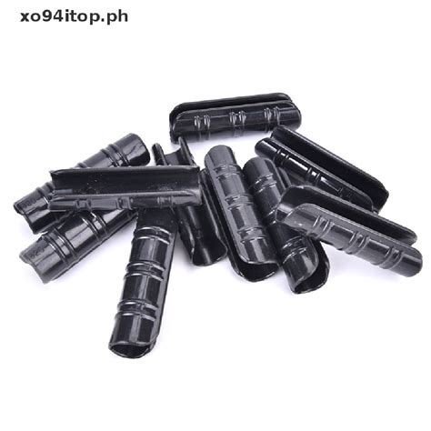 Xotop 10x Greenhouse Plastic Black Snap Clamp For Pvc Pipe Greenhouse