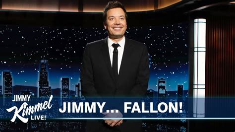 jimmy fallon and jimmy kimmel swap shows in april fools day prank youtube