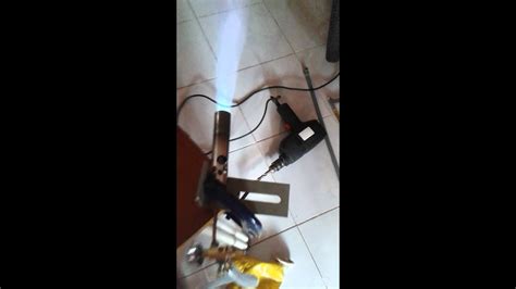Diy Venturi Forge Burner Test V1 Youtube
