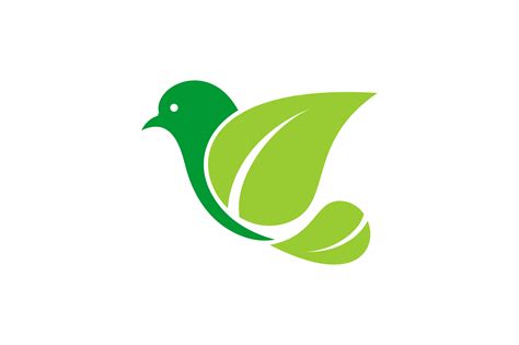 Nature Logo Leaf Bird Graphic By Skyacegraphic0220 · Creative Fabrica