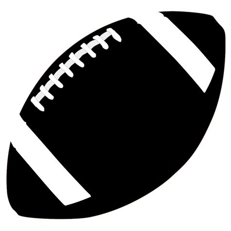 Football Clipart Free Black And White - MGP Animation