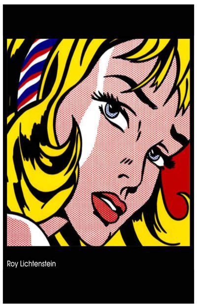 Roy Lichtenstein Girl With Hair Ribbon Pop Art Poster 11x17 Pop Art