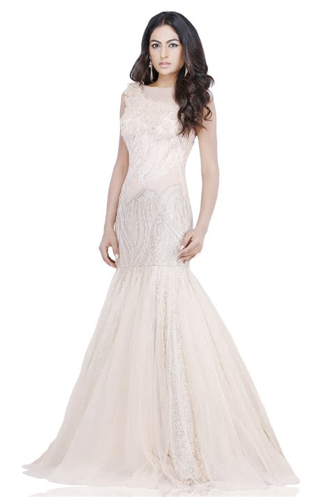 Buy White Fish Tail Gown Online Gowns Womens Wear Shop Weddingz