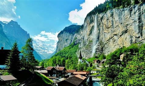 Valley Of 72 Waterfalls Lauterbrunnen Bern Switzerland Pinlovely