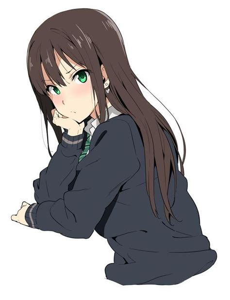 60 Best Mangaanime Girls With Brown Hair And Green Eyes Images On