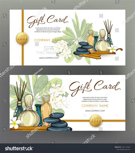 Spa Gift Certificate Template Images Stock Photos Vectors