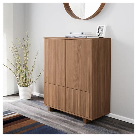 The most important thing is the measurement between the 2 screws is. STOCKHOLM - cabinet with 2 drawers, walnut veneer | IKEA ...