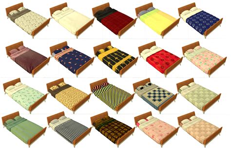 Mod The Sims Ts2 To Ts4 All Beddings Converted
