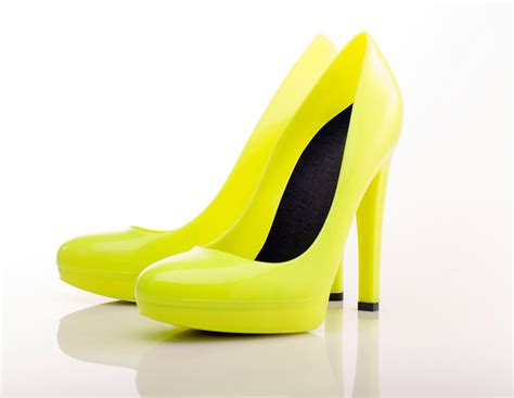 New Size 7 Heel Neon Yellow Purchase