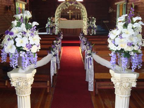 Church Decorations For Wedding Romantic Decoration