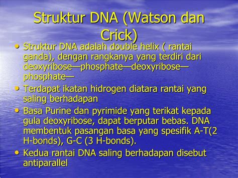 PPT BIOTEKNOLOGI PERIKANAN Struktur Sel DNA Dan RNA Replikasi DNA