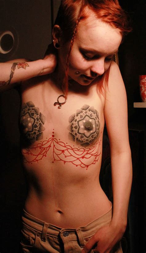 Girl Tattoo Scarification Full Body Tattoo