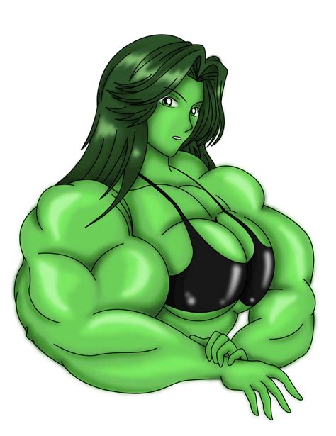 She Hulk Anime Style By Mariangts On Deviantart