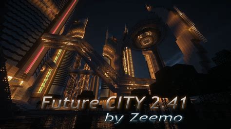 Minecraft Future City 2 41 Collateral Damages Futuristic City Ville Futuriste Youtube