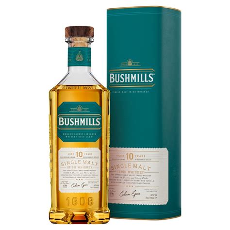 Bushmills Single Malt Irish Whiskey Aged 10 Years 700ml Bb Foodservice