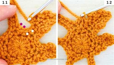 Crochet Maple Leaf Applique Free Pattern Raffamusadesigns