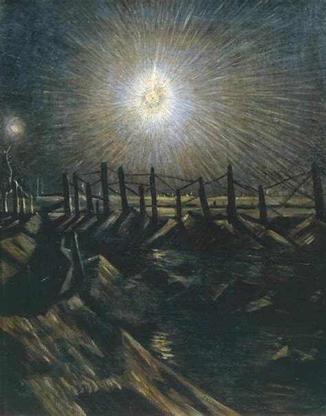 A Star Shell C R W Nevinson Ww1 Art John Everett Millais Art