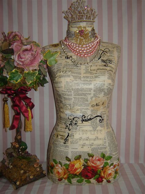 Mannequin That Ive Made Miss Rose Dress Form Decor Vintage Dress