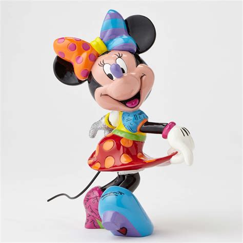 Minnie Mouse Figurine By Romero Britto Artreco