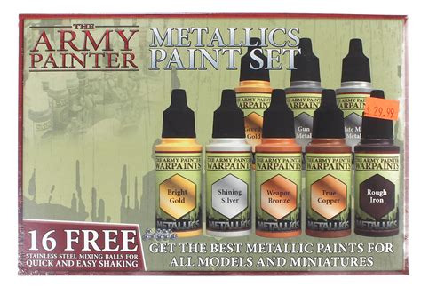 The Army Painter Metallics Paint Set