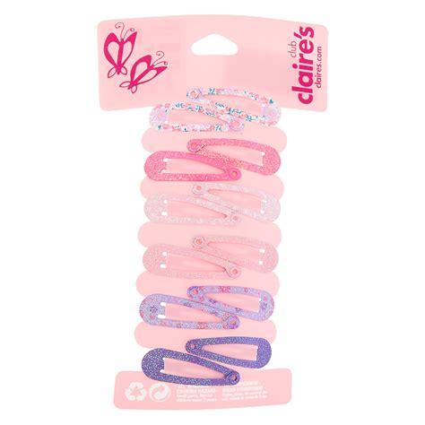 Claires Club Mini Snap Hair Clips 12 Pack Claires Us