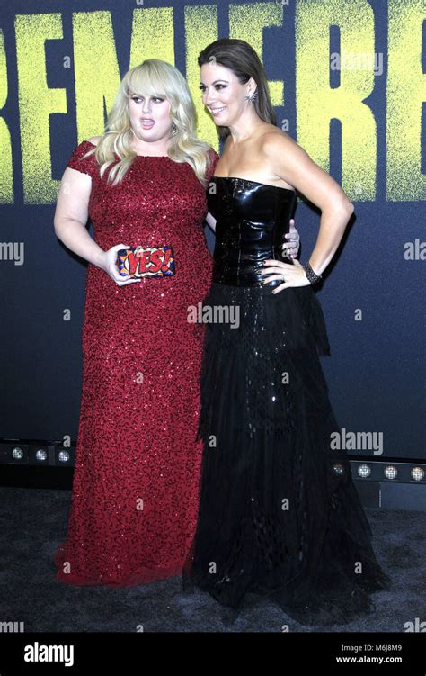 Pitch Perfect Premiere At The Dolby Theater Arrivals Featuring Rebel Wilson Kay Cannon