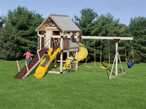 When you've decided it's time for a swing set or trampoline for your family, it's easy to get overwhelmed by options. Backyard Playsets & Swingsets | Lancaster, PA | The ...