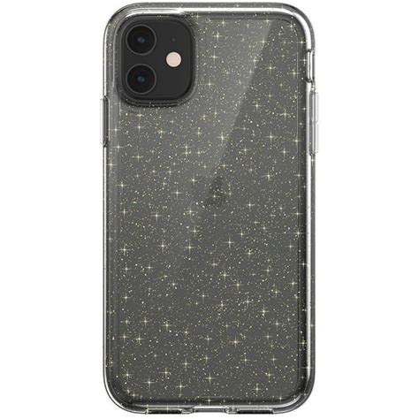 Speck Gemshell Glitter Iphone 11 Case Clear With Gold Glitterclear
