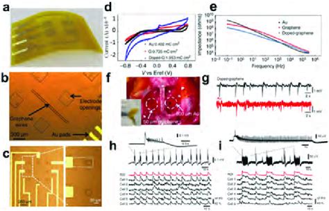 Flexible Graphene Electrodes For Electrophysiological Recordings A Download Scientific