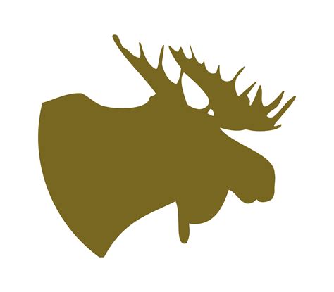 Moose Head Vector Graphics Free Vector Graphics Moose Art