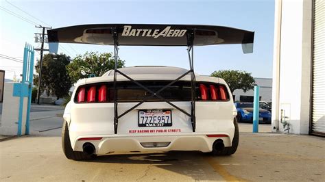 Battle Aero 15 Ford Mustang Chassis Mount Wing Will Be