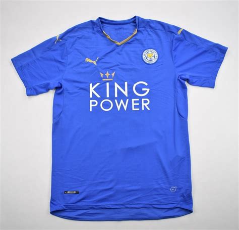2015 16 Leicester City Shirt M Football Soccer Premier League