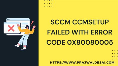 Fix Sccm Ccmsetup Failed With Error Code X