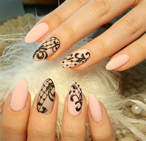 Pink Nailsmatte Nails Lace Nail Art Lace Nail Design Lace Nail Art