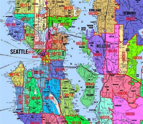 Seattle Downtown Zip Code Map Fayina Theodosia