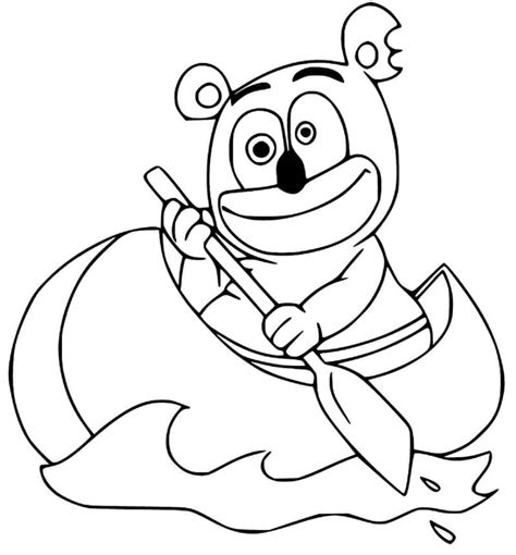 Gummy Bear Coloring Page Download Print Or Color Online For Free