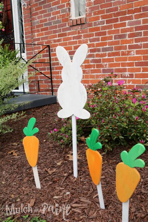 20 Wooden Easter Yard Decorations