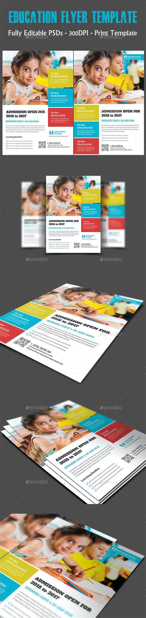 Education Flyer Temp Print Templates Graphicriver