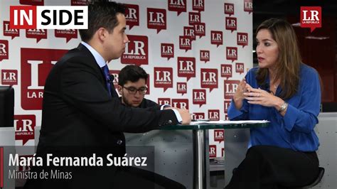 María Fernanda Suárez Ministra De Minas Y Energía Youtube