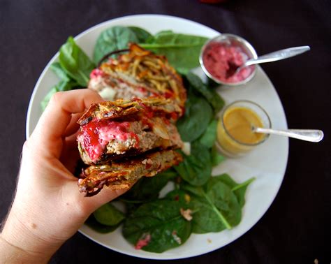 Turkey Burgers With Cranberry Aioli And Sweet Potato Buns